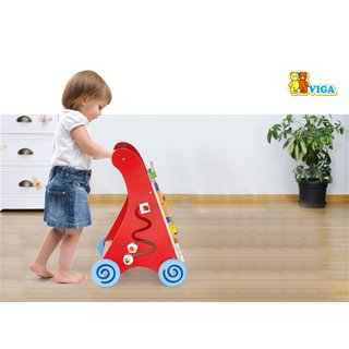 Acitivity baby walker - red